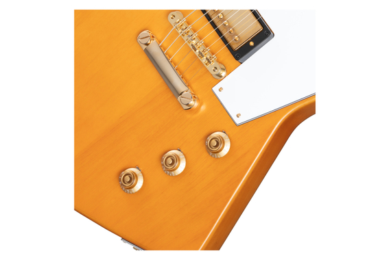 Epiphone 1958 Korina Explorer (White Pickguard) Aged Natural  - Retoure (Zustand: sehr gut) image 7