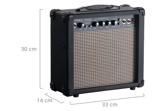 Rocktile Sphere Classic Electric Guitar Black Set image 7