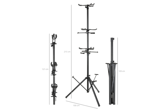 Soporte Multiguitarras Pronomic GTT-009 para 9 Instrumentos image 7
