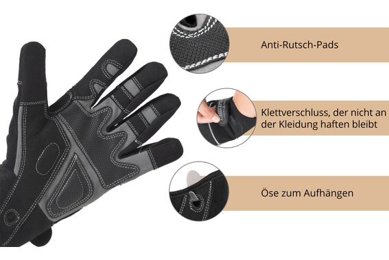 Stagecaptain RGL-5F Rigger Handschoenen Maat L 5x Set image 7