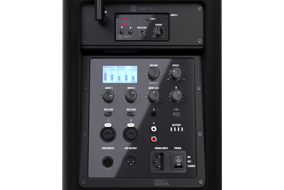 LD Systems ANNY 8 BPH B8 Stage Black image 7
