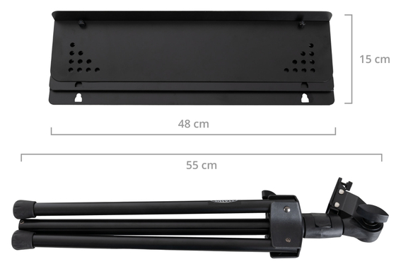 Classic Cantabile OSS-01 Pupitre d'Orchestre Amovible Lot de 3 image 7