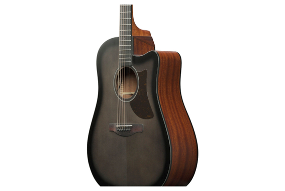 Ibanez AAD50CE-TCB Transparent Charcoal Burst image 7