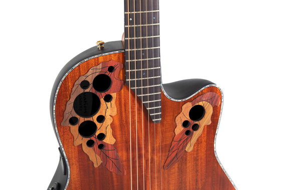 Ovation Celebrity Elite Plus CE44P Mid Cutaway Figured Koa  - Retoure (Zustand: sehr gut) image 7