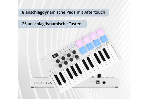 Classic Cantabile M25-AIR Wireless MIDI Controller  - Retoure (Zustand: sehr gut) image 7