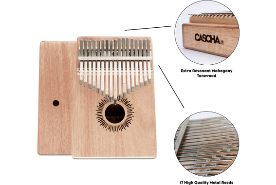 Cascha Kalimba Mahagoni 17  - Retoure (Zustand: sehr gut) image 7