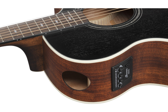 Ibanez AE140-WKH Weathered Black Open Pore image 7