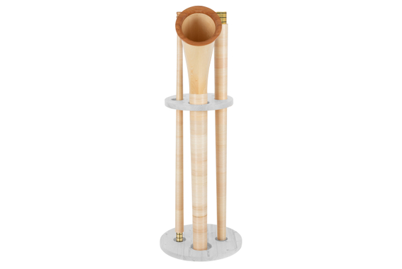 Lechgold Alphorn Deluxe F# 347 cm 3-Piece image 7