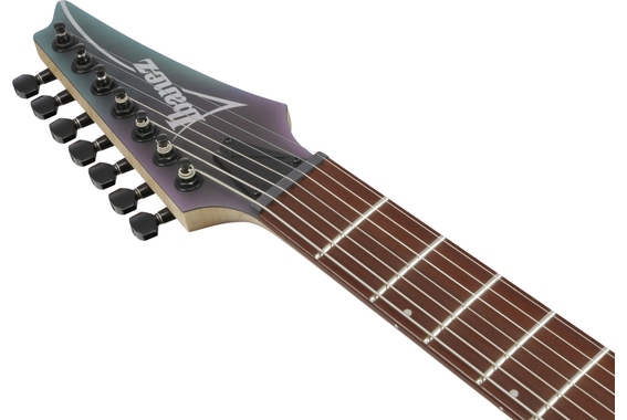 Ibanez RGA742EX-BAM RGA 7 Cordes Black Aurora Burst Matte image 7