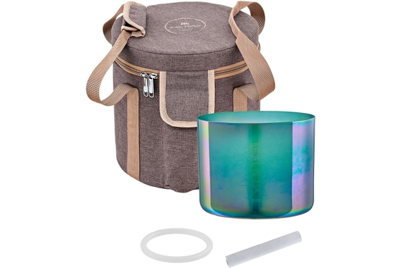 Meinl Sonic Energy ESOLCSB285 6,75\" Bol Chantant En Cristal Essence Solfeggio 285 Hz Turquoise-Vert image 7