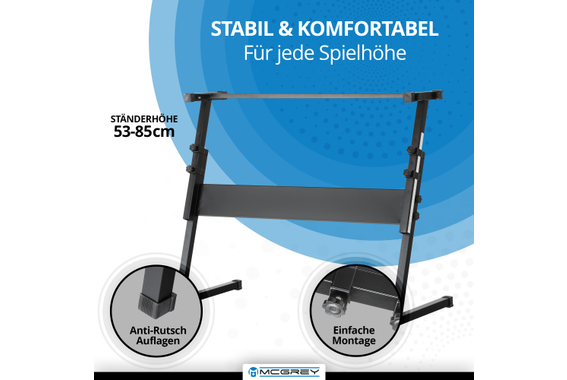 McGrey LK-6150 Set de Sécurité pour Clavier 61 Touches image 7