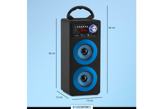 McGrey BS-20 Beachside Enceinte Bluetooth Bleue image 7