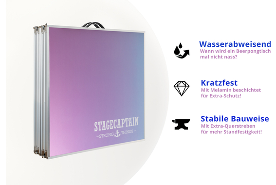 Stagecaptain Beer Pong Tisch "Club"  - Retoure (Zustand: sehr gut) image 7