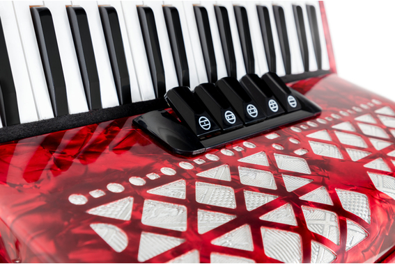 Fisarmonica Classic Cantabile 72 Bass "Secondo V" Rossa image 7