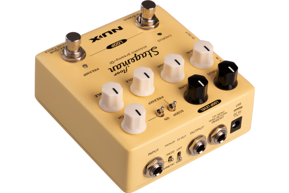 NUX Stageman-Floor Préampli Acoustique & Pédale DI Set image 7