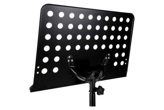 Classic Cantabile Orchesterpult Lochblech Heavy Schwarz 10x Set image 7