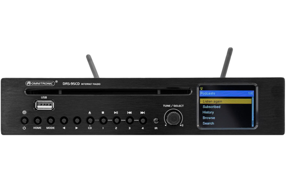 Omnitronic DRS-95CD Internetradio mit DAB+, Bluetooth und CD-Player image 7