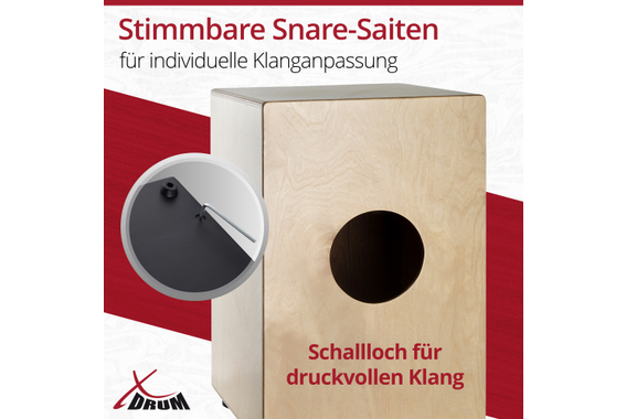 XDrum Cajon Peruana Black Wood image 7