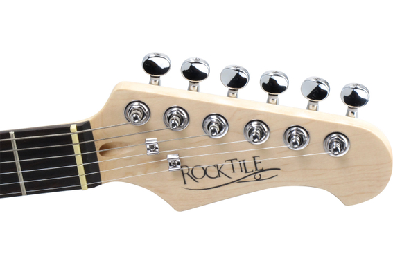 Rocktile Pro ST60-BK Guitare Électrique Tout Noire Set Avec Housse Souple image 7