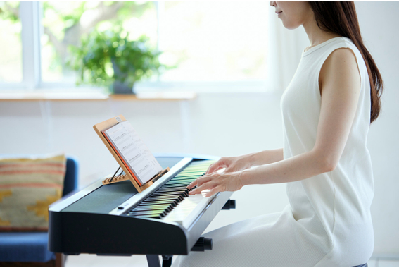 Pupitre de Table Classic Cantabile en Bambou Grand image 7