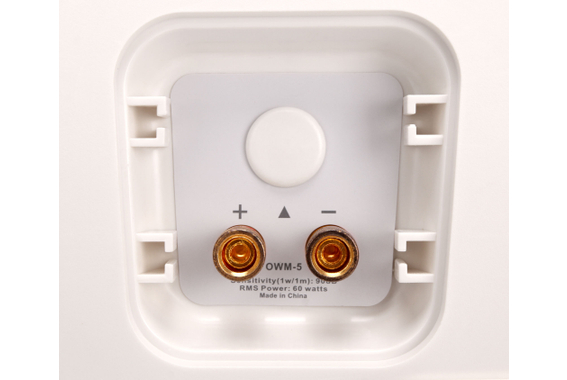 Paire d'enceintes extérieures Pronomic OLS-5 WH blanches 2x 80 watts image 7