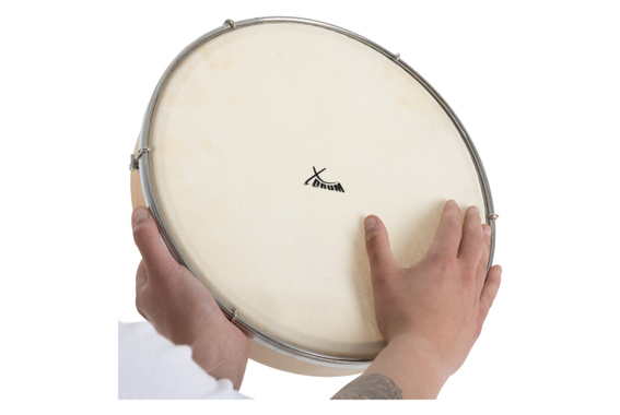 XDrum HTM-12S 12" Tamburo a Mano con Bacchette Set da 3 image 7