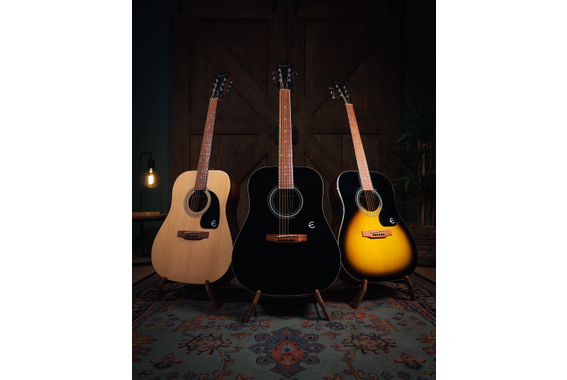 Epiphone Songmaker DR-100 Ebony image 7