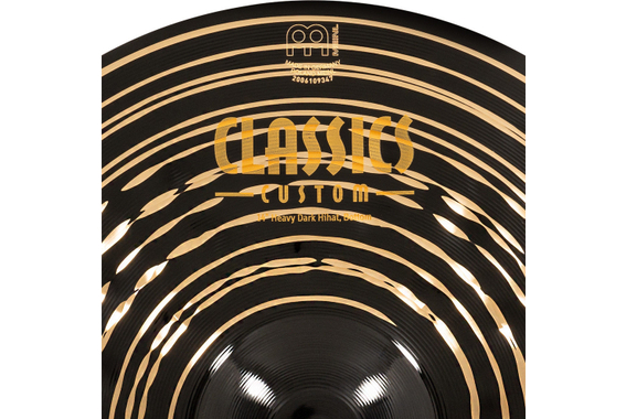 Meinl Classics Custom Dark Heavy Hi-Hat 14" image 7