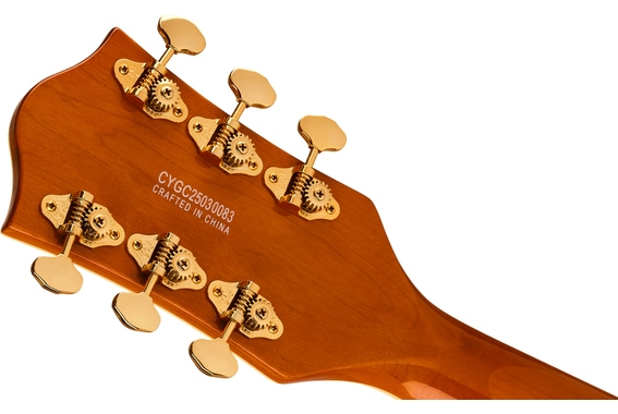 Gretsch Synchromatic Nashville Hollow Body Single-Cut with Bigsby 50's Orange Stain image 7