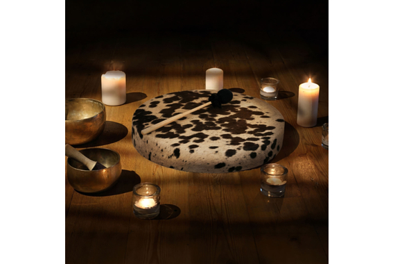 Classic Cantabile HSD-18 Traditionele Sjamanentrommel Met Runderhuid 18" Set Met Standaard image 7