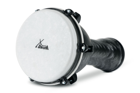 XDrum Djembe 10" Silver Brush image 7
