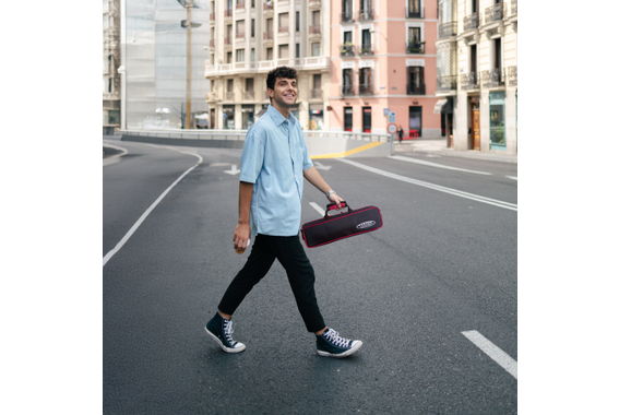 Classic Cantabile Étui Léger pour Flûte Traversière Rose image 7