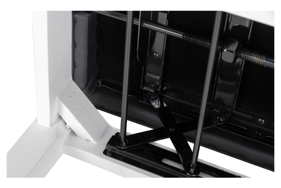 Classic Cantabile Piano Bench Model X White Matte image 7