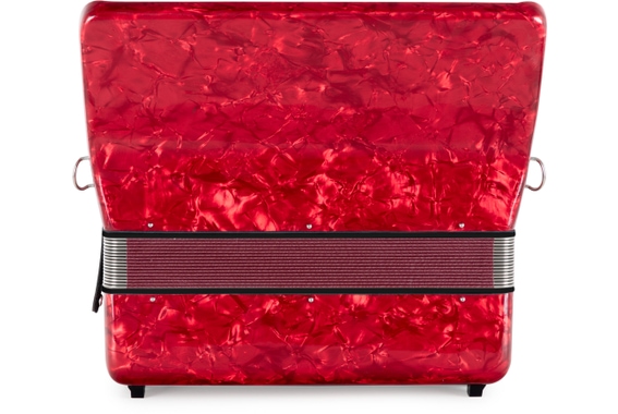 Classic Cantabile 72 Bass Accordeon "Secondo V" Set Rood image 7