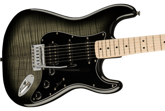 Squier Affinity Stratocaster FMT HSS Black Burst Starter Set image 7