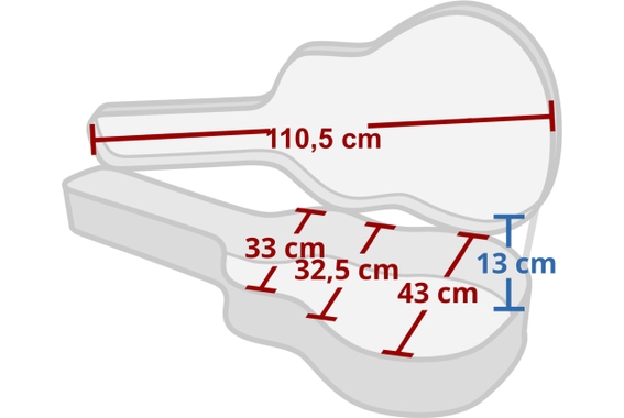 Rocktile Housse Guitare 12 Cordes Western image 7
