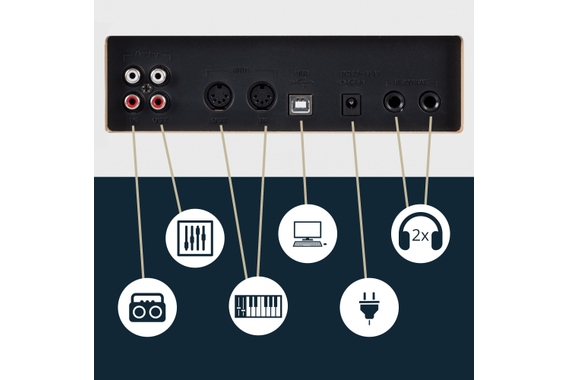 Classic Cantabile DP-230 WM E-Piano weiß matt  - Retoure (Zustand: gut) image 7