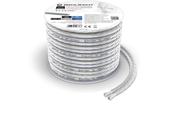 Oehlbach SP-40 / SP-25 Cavo Altoparlante Bi-Wiring Argentato Set 10m image 7
