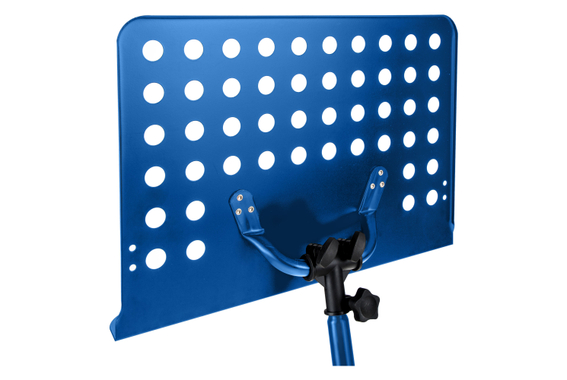 Classic Cantabile Orchesterpult Lochblech Heavy Blau 10x Set image 7