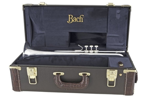 Bach LR180S-72 ML Stradivarius Trompeta Bb Plateada image 7