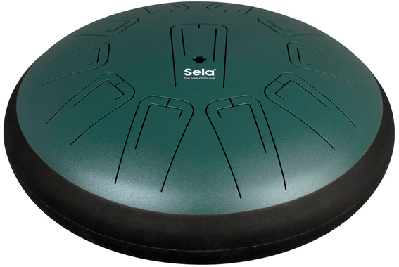 Sela SETD13U2 Unity Tongue Drum 13" C-Major Verde 432 Hz image 7