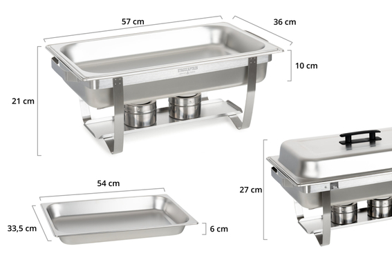 Stagecaptain CDDF-09 Chafing-Dish Voedselwarmer image 7