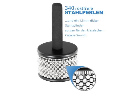 XDrum CB1-BK Cabasa Medium image 7