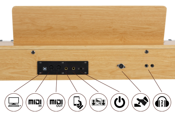 McGrey DP-17 AL Design Piano lichte essen set image 7