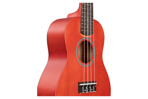 Cascha Konzert Ukulele Linde Rot image 7
