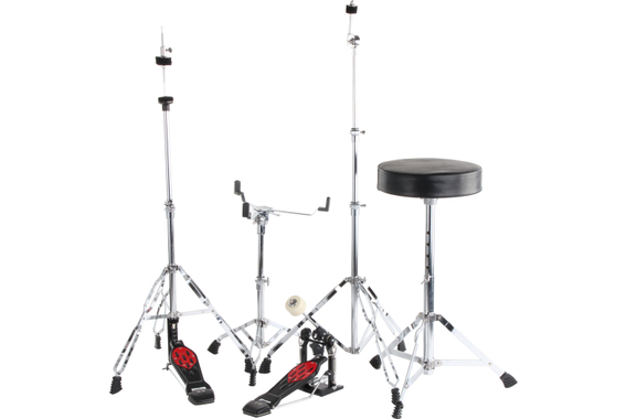 XDrum Semi 20" Studio Batterie Lipstick Red Set incl. Support Galgen + Cymbale Crash image 7