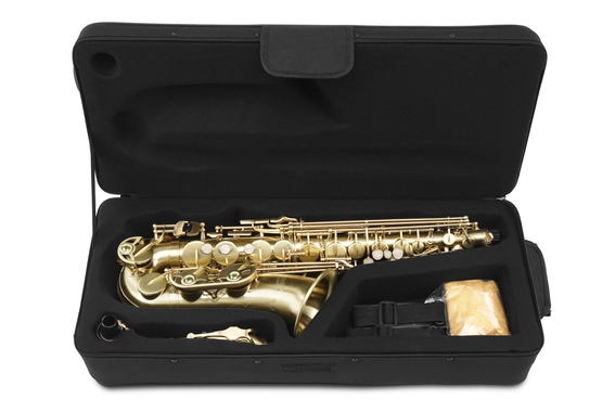 Classic Cantabile AS-450 Brushed Eb Altsaxofoon Set image 7