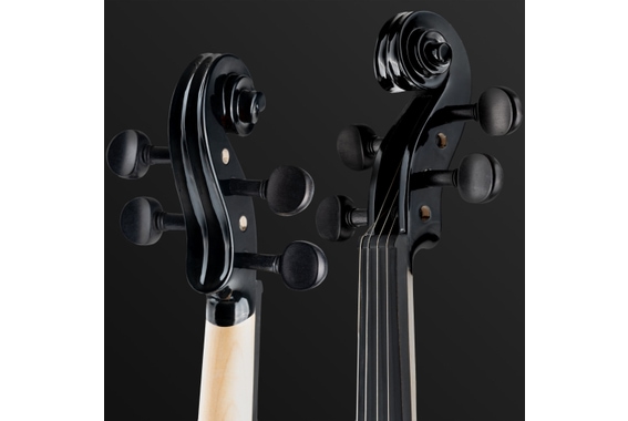 Classic Cantabile VP-100BK 4/4 Violinenset Schwarz  - Retoure (Zustand: akzeptabel) image 7