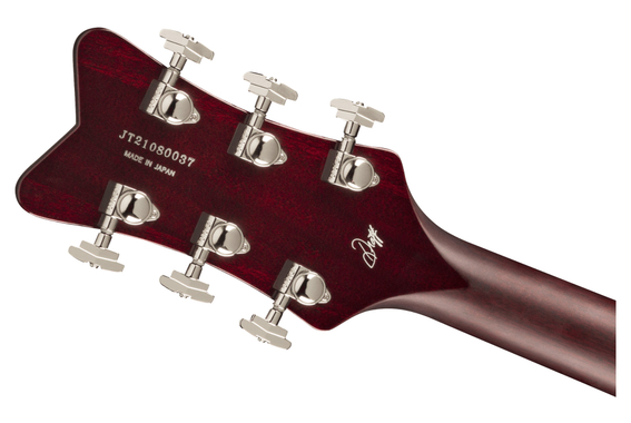 Gretsch G6134TFM-NH Nigel Hendroff Signature Penguin Dark Cherry Metallic Flame image 7