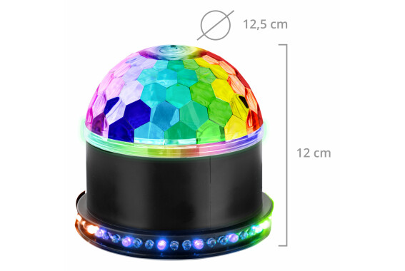 4 Pezzi Luci A Led Per Auto Interno, 7 Colori Portatile Usb